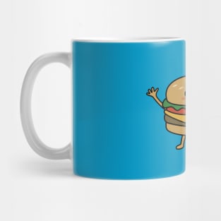 Cute and funny burger t-shirt Mug